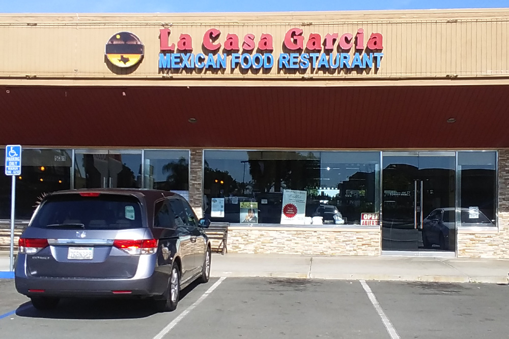 La Casa Garcia Front of Restaurant