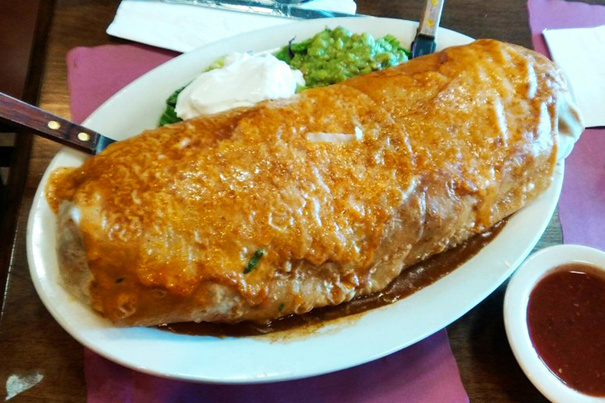 La Casa Garcia Wet Burrito