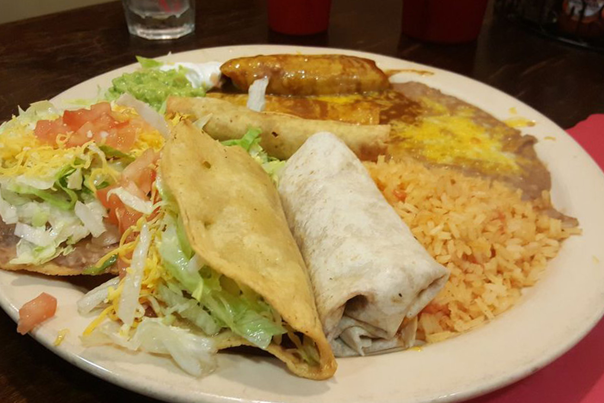 La Casa Garcia Combo Plate