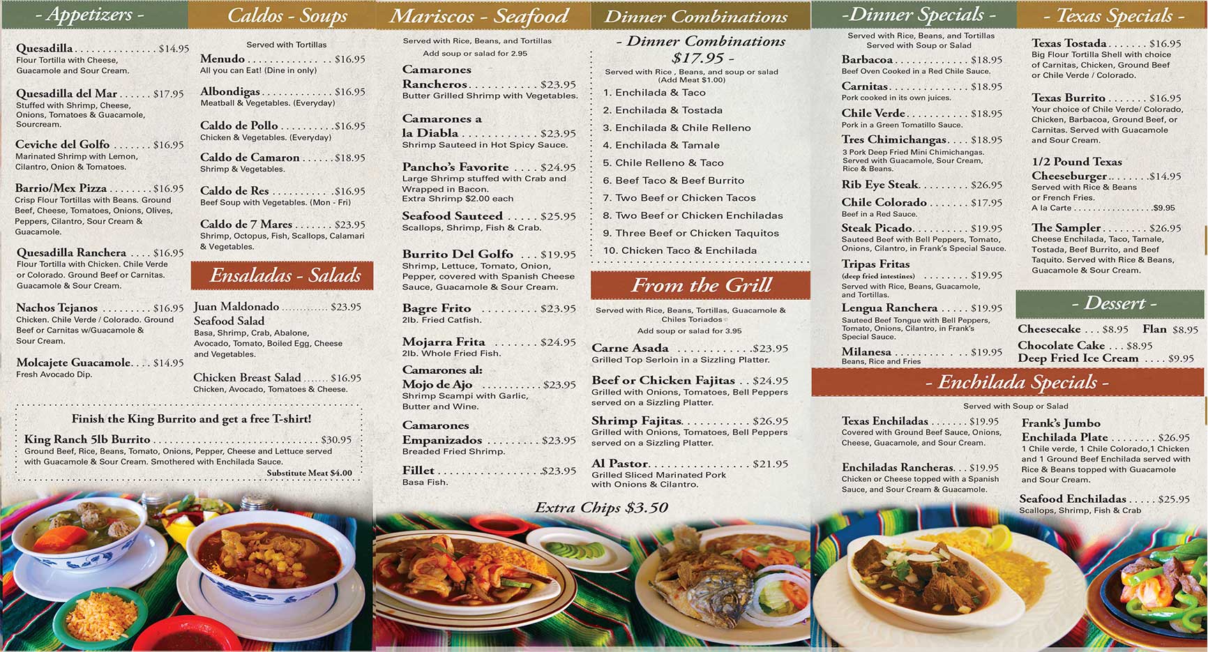 La Casa Garcia Menu